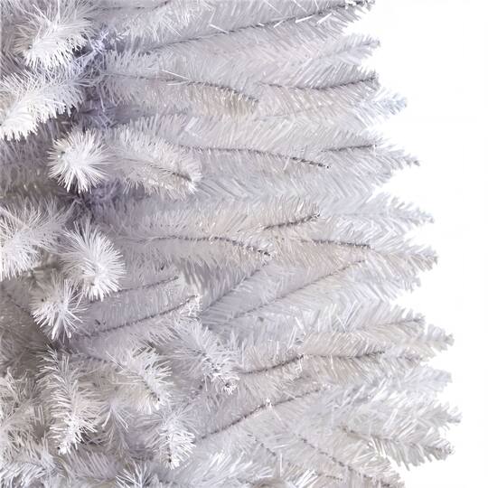 Nearly Natural 3ft. Unlit White Artificial Slim Christmas Tree